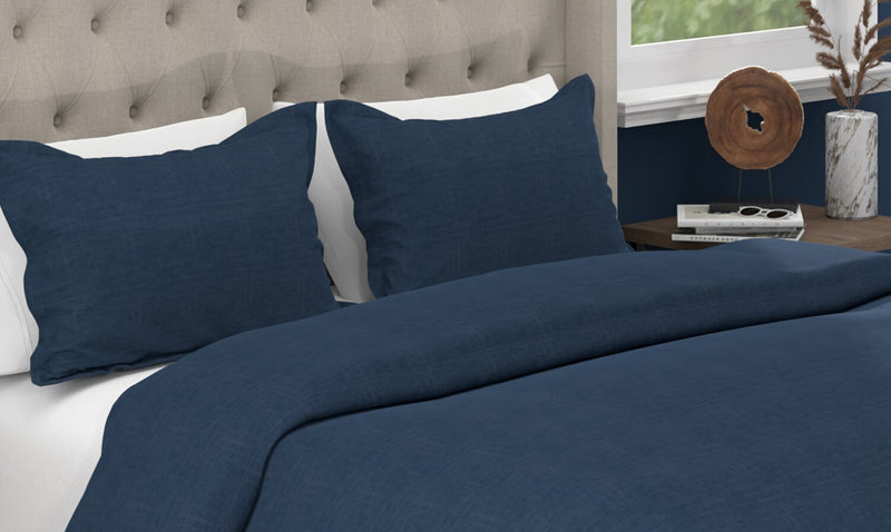 Indigo 3-Piece King Duvet Set