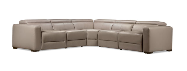 Modella 5-Piece Power Reclining Sectional - Taupe | Sofa sectionnel à inclinaison électrique Modella 5 pièces - taupe | MODEWHS5