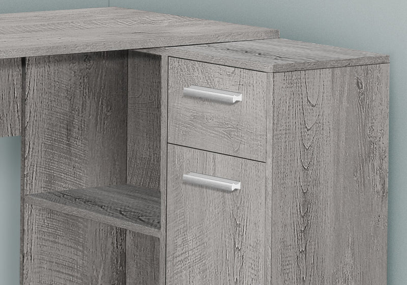 Bristol L-Shaped Desk - Grey