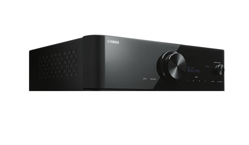 Yamaha RX-V4A AV Receiver with CINEMA DSP 3D and Voice Assistant Compatibility - RXV4A B