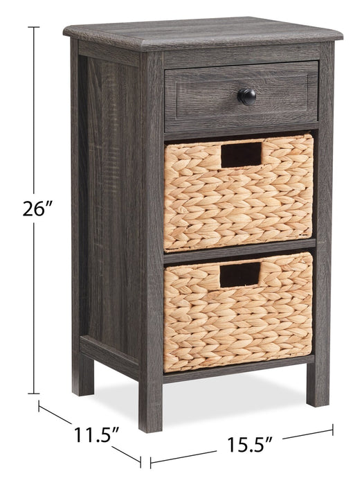 Jon Chairside Table - Grey