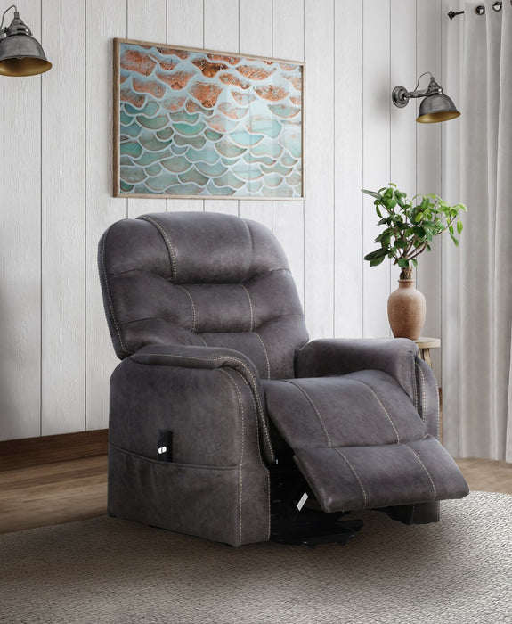 Landon Power Lift Recliner – Dark Grey