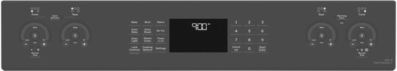 GE Profile 5.3 Cu. Ft. Smart Electric Range with No Preheat Air Fry - PSS93YPFS