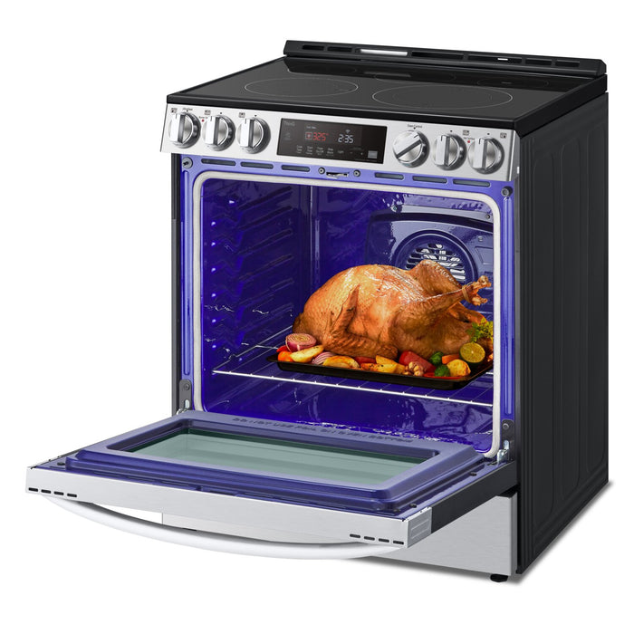 LG 6.3 Cu. Ft. Smart Electric Range with Air Fry - LSEL6333F