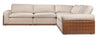 Avalon 5-Piece Sectional - Taupe 