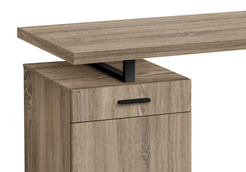 Remi Reversible Desk - Taupe