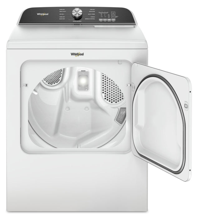 Whirlpool 7 Cu. Ft. Gas Dryer with Moisture Sensor and Steam - WGD6150PW