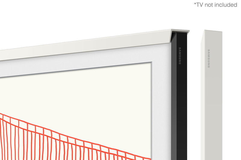 Samsung Customizable Bezel for 2021 43\" The Frame TV - Modern White