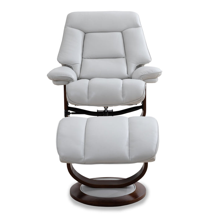 Maven Genuine Leather Power Reclining Chair and Footrest