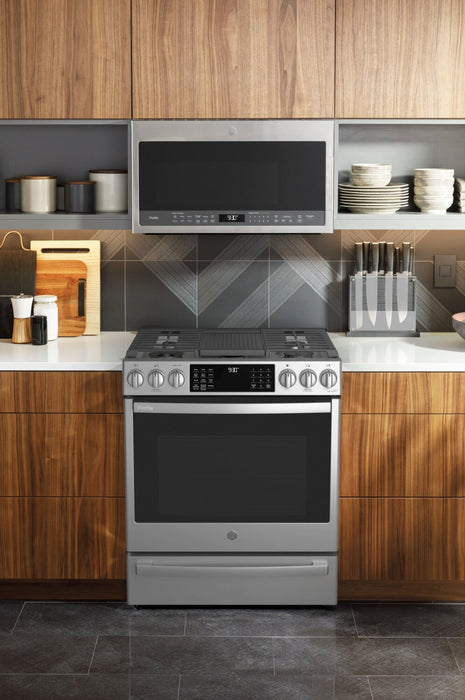 GE Profile 5.7 Cu. Ft. Dual Fuel Range - PC2S930YPFS