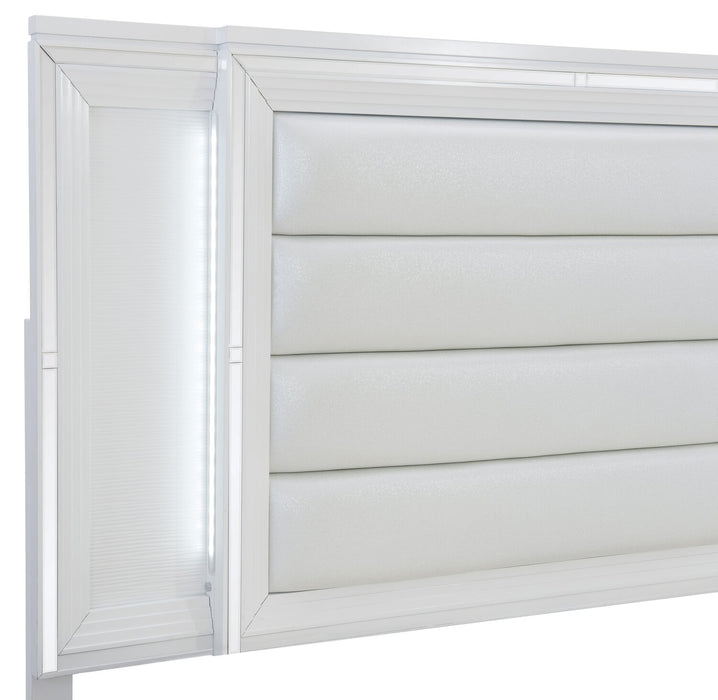 Max Queen Headboard - White