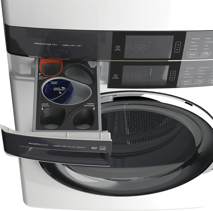 Electrolux Laundry Tower™ with 5.2 Cu. Ft. Washer and 8 Cu. Ft. Electric Dryer - ELTE760CAW