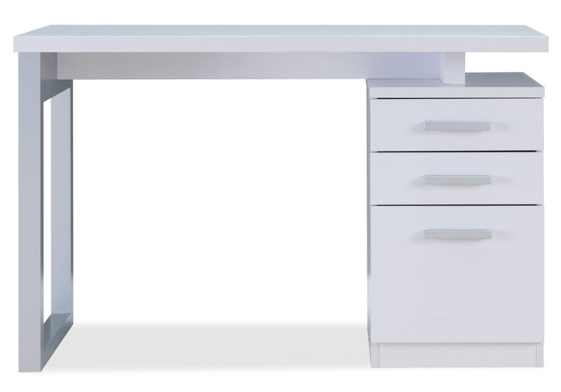 Oscar Reversible Desk - White