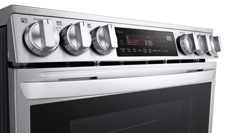 LG 6.3 Cu. Ft. Front-Control Electric Range with Air Fry - LSEL6335F