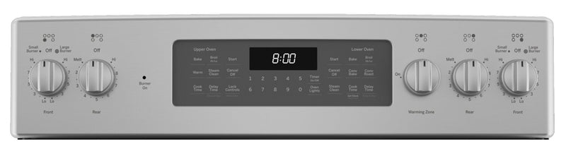 GE 6.6 Cu. Ft. Double-Oven Freestanding Electric Range - JBS86SPSS