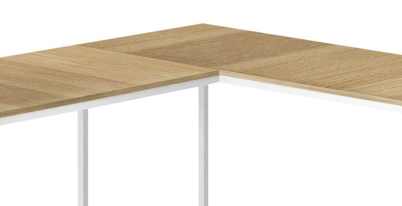 Karter L-Shaped Corner Desk - Natural