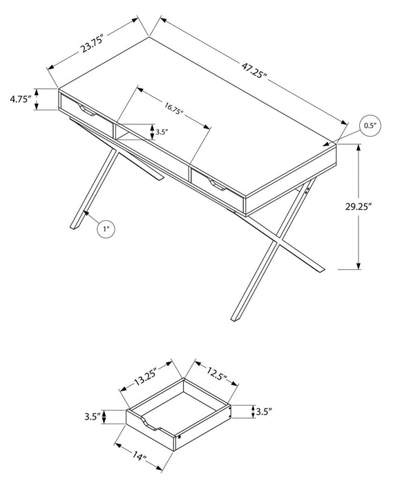 Flynn Desk - Espresso