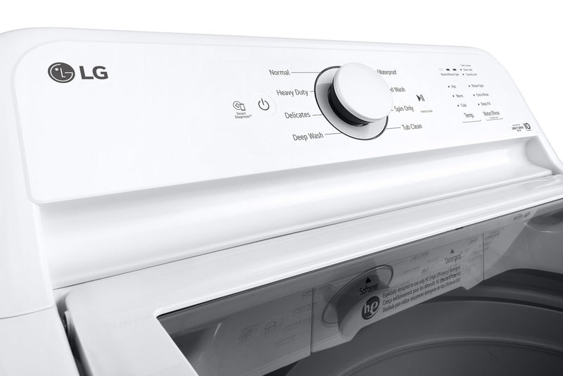 LG 4.8 Cu. Ft. Top-Load Washer with 4-Way Agitator - WT6105CW