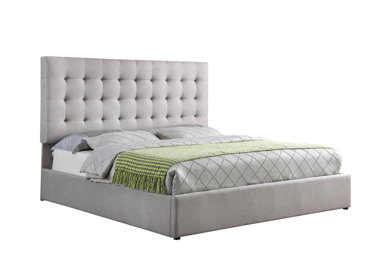 Jace Storage King Bed - Taupe