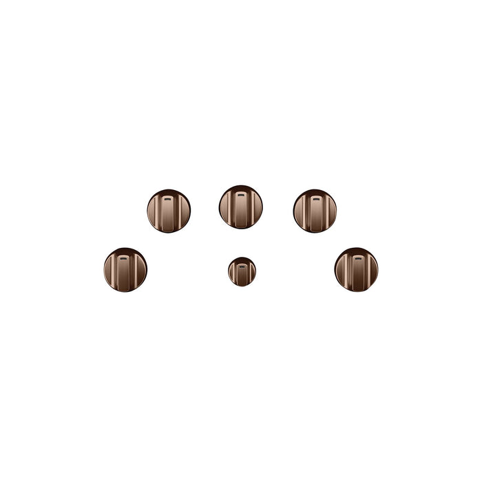 Café Knob Kit in Brushed Copper for Electric Cooktop - CXCE1HKPMCU