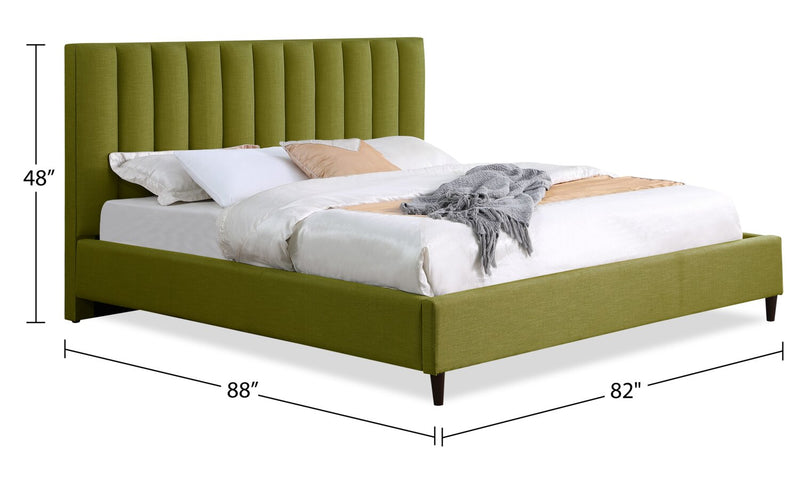 Rain King Platform Bed - Green