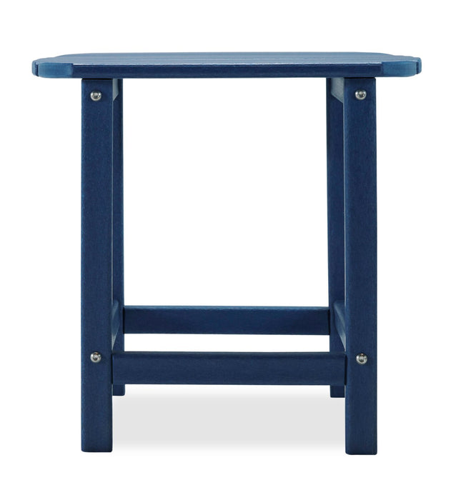 Bask End Table - Blue