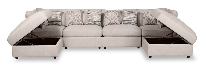 Evolve 6-Piece Sectional - Grey