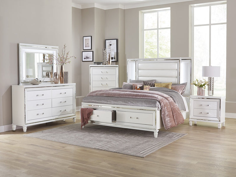 Max 6-Piece King Bedroom Package - White