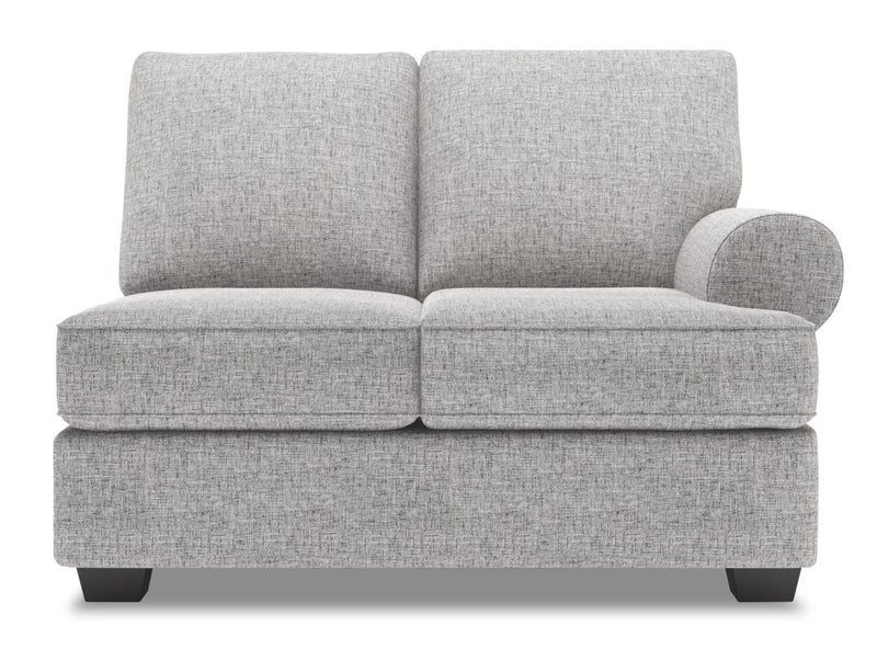 Sofa Lab Roll RAF Loveseat - Luna Domino