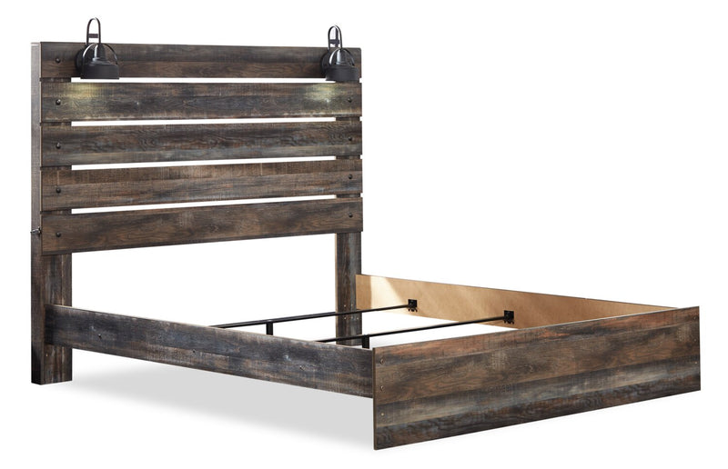 Abby King Bed - Brown