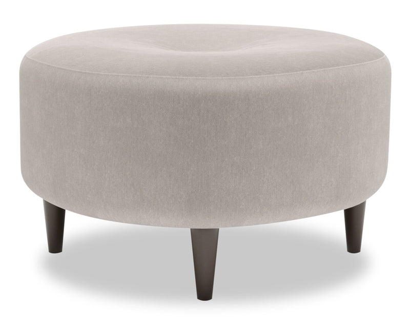 Sofa Lab The Curve Ottoman - Pax Slate