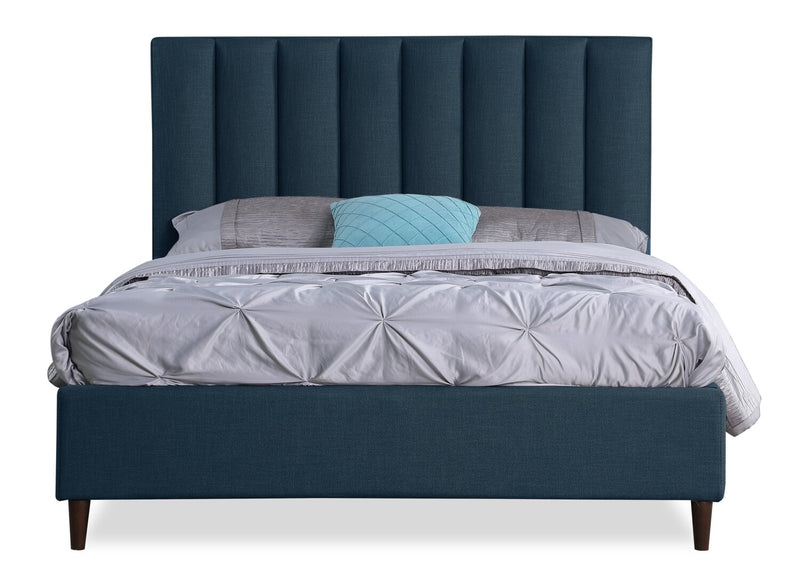 Rain Full Platform Bed - Blue