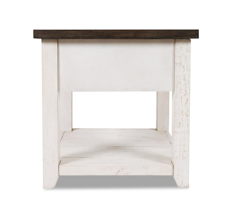Morgan End Table - White