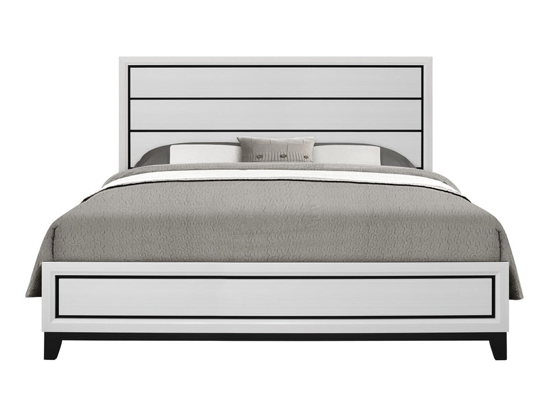 Kate King Bed - White