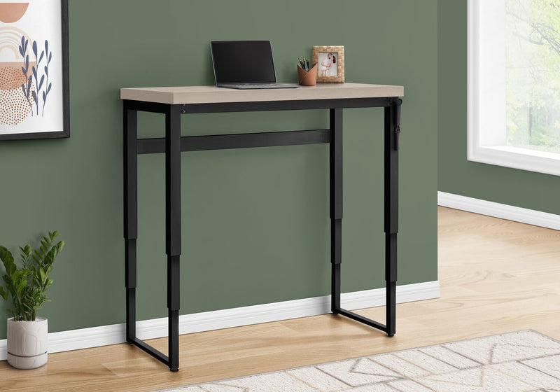 Kai Height-Adjustable Desk - Taupe