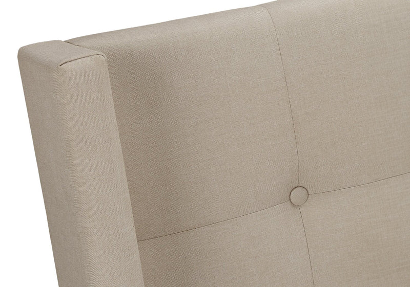 Zara Queen Bed - Beige