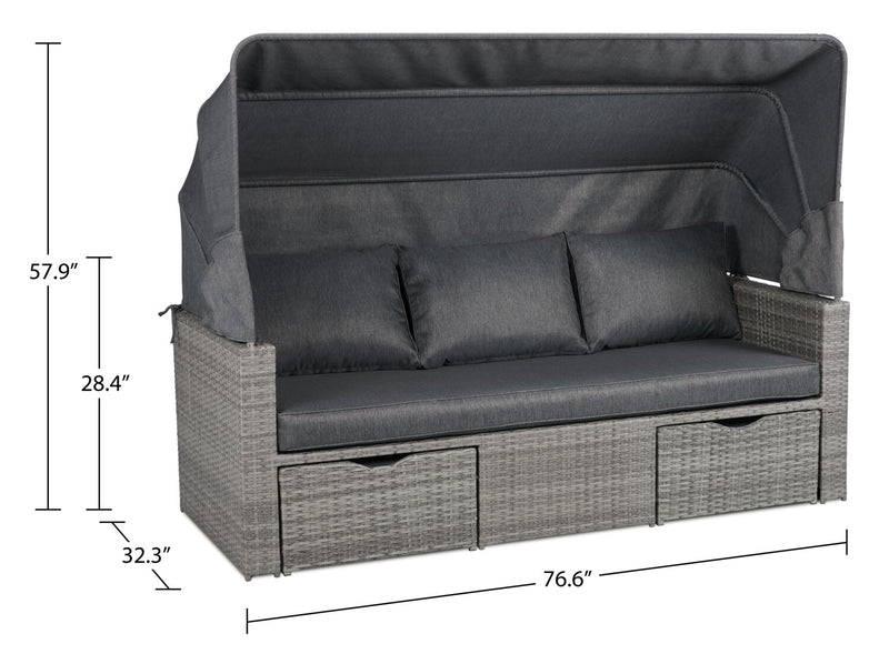 Cuba 3-Seat Canopy Set