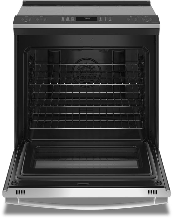 GE Profile 5.3 Cu. Ft. Smart Electric Range with No Preheat Air Fry - PSS93YPFS