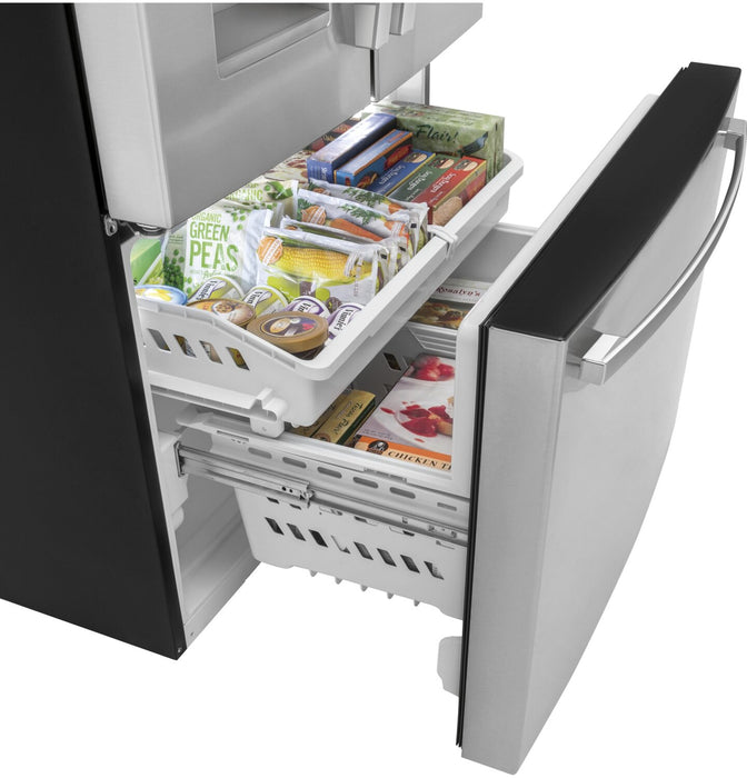 GE 25.6 Cu. Ft. French-Door Refrigerator with External Water Dispenser - GFE26JYMFS