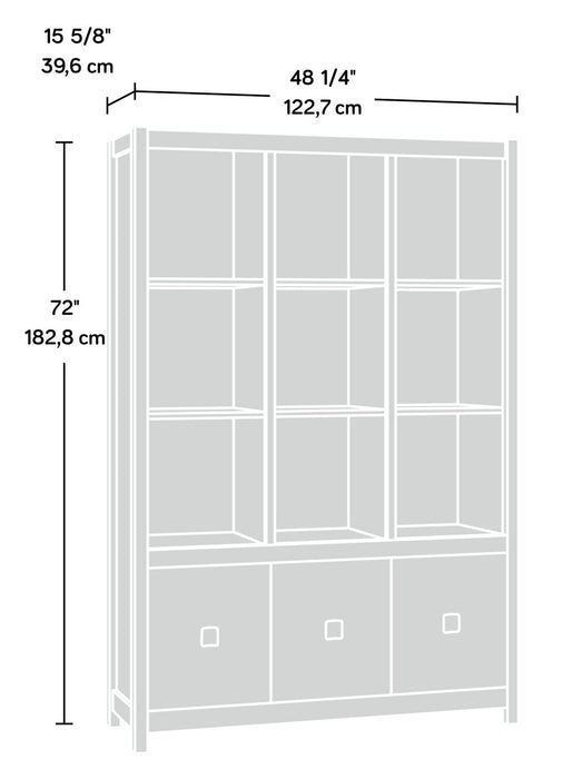 Alfie Bookcase with Storage - Sindoori Mango 