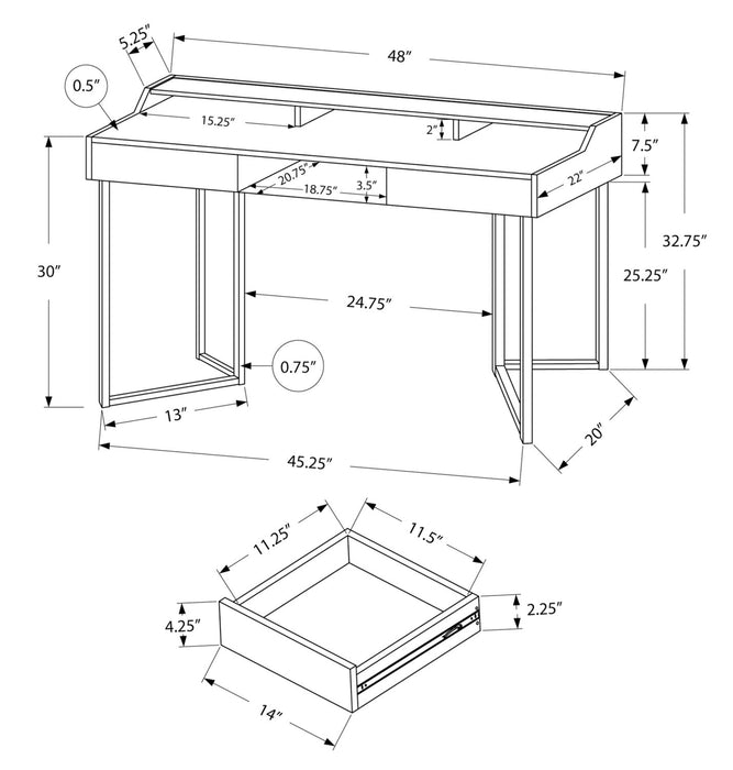Jena Desk - White