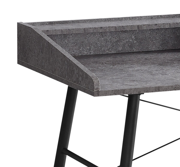 Jeremy Desk - Grey Stone-Look 