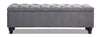 Sage Velvet Bench with Storage