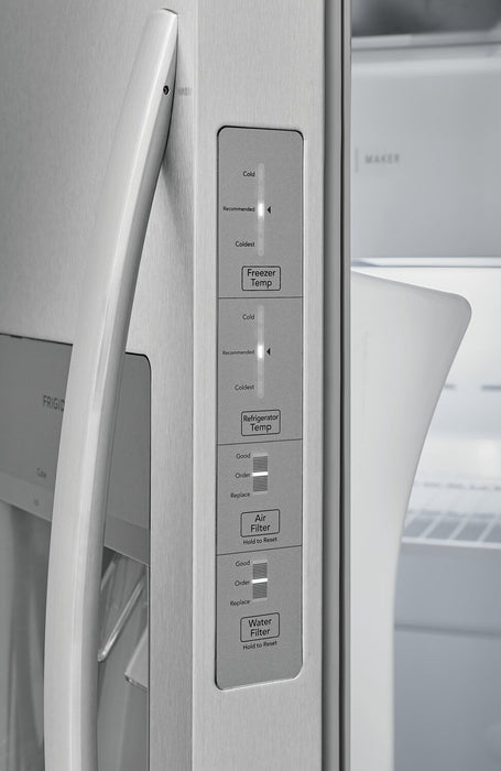 Frigidaire 22.3 Cu. Ft. Side-by-Side Refrigerator - FRSS2323AS