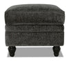 Bellmont Chenille Ottoman - Charcoal