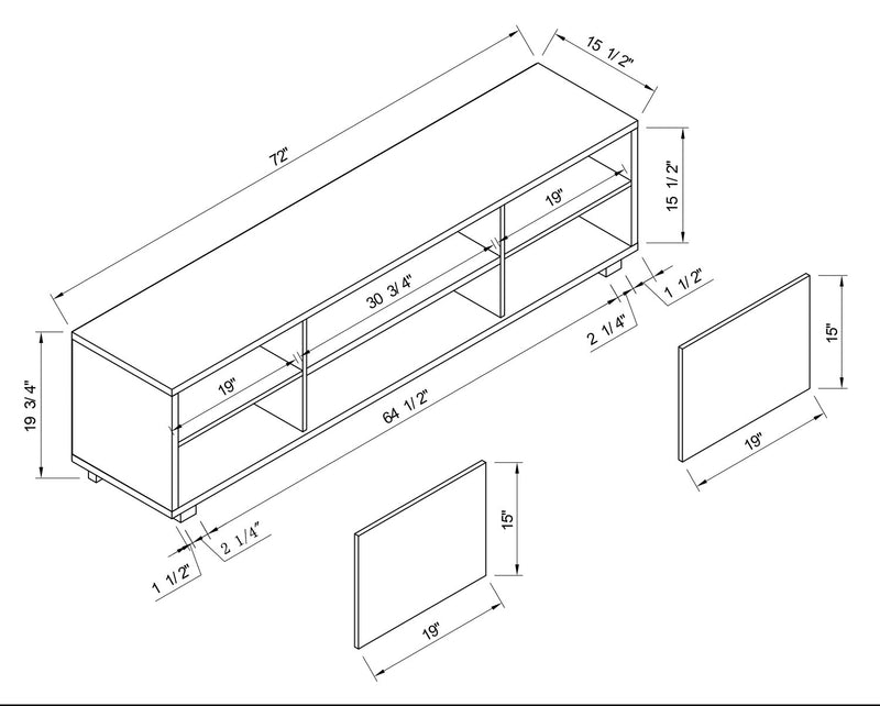 Aiden 72\" TV Stand