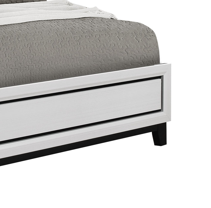 Kate King Bed - White