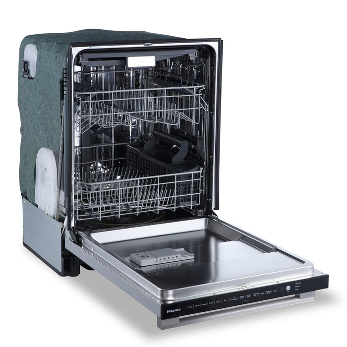 Hisense Top-Control Dishwasher with Steam Wash and Third Rack - HDW63314SS