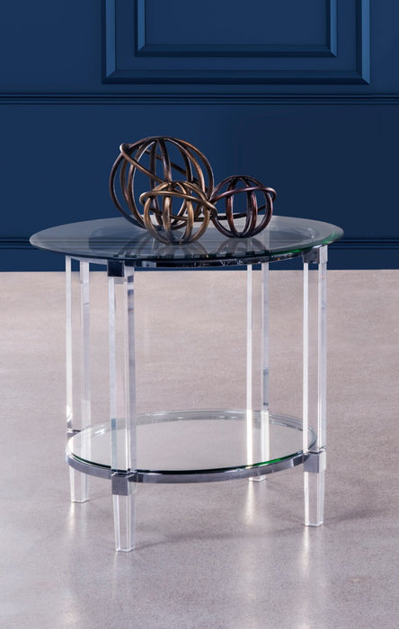 Enzo Round End Table  
