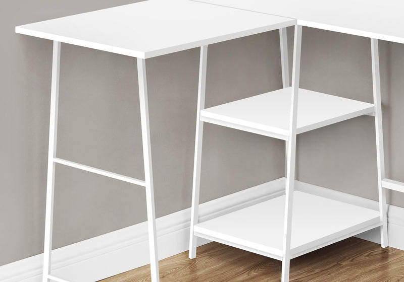 Evlin Corner Desk - White